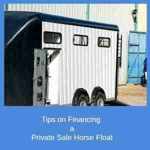 A chat with iCREDIT Finance will put your mind at ease and we can give you information on the ins and outs of a secured horse float loan.
