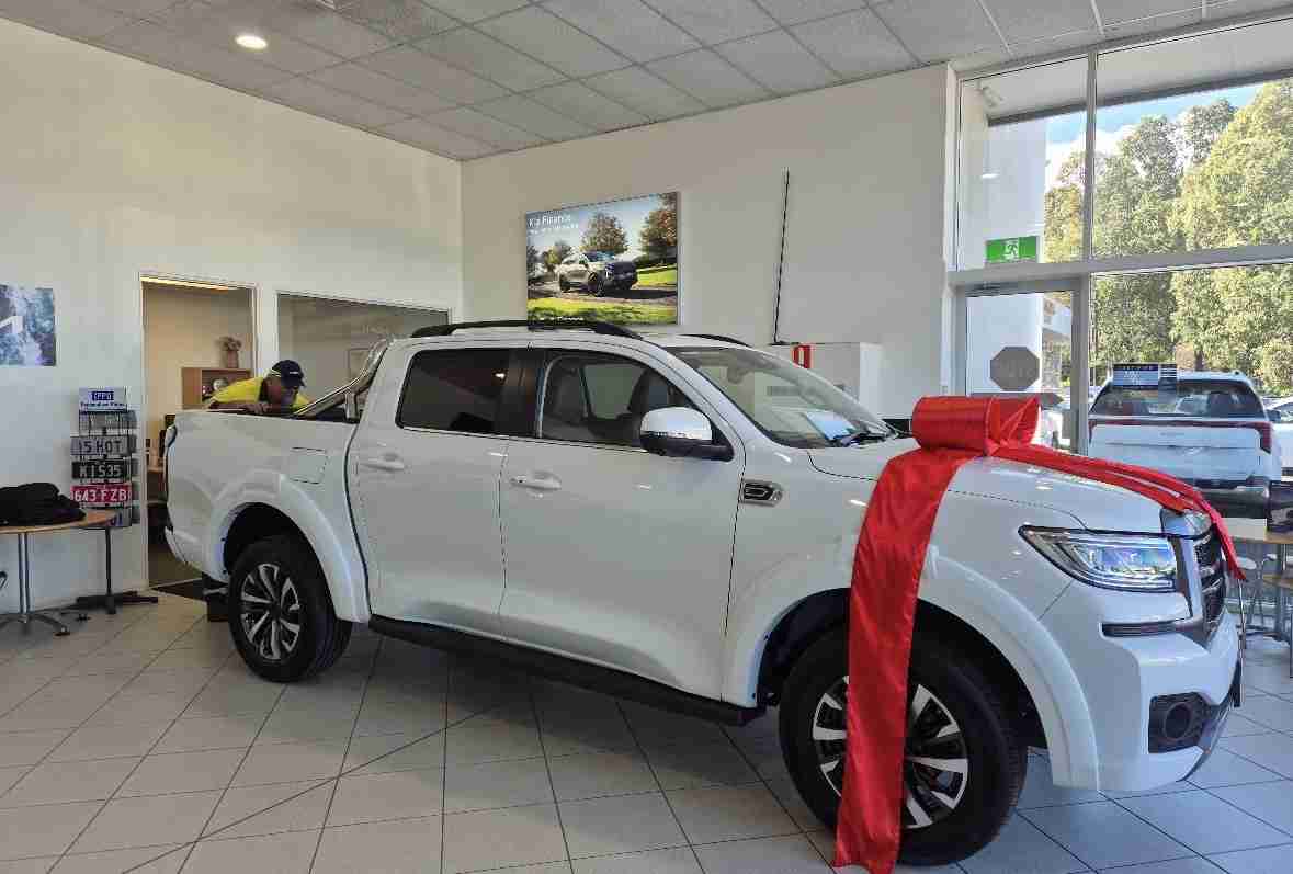 A J Atkins with financed GWM Cannon dual cab ute arranged through iCREDIT