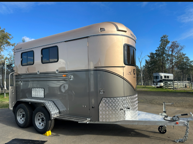 Imperial horse float delivered in Tasmania and financed through iCREDIT Horse Float Loans